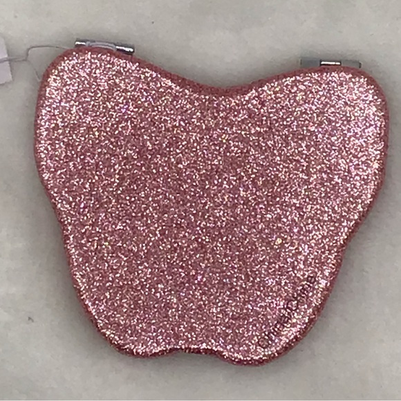 Coach Glitter Butterfly Compact Mirror nwt - Picture 2 of 4